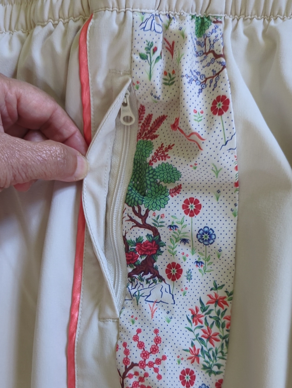 Puma X Liberty Beige Floral Track Pants - Picture 9 of 9
